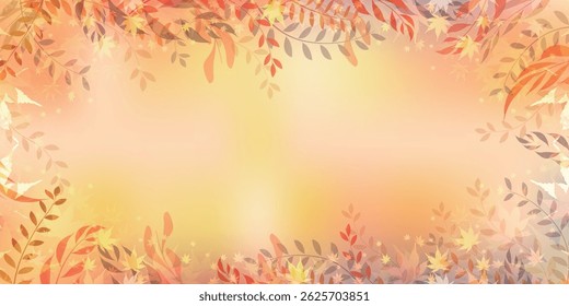 Autumn Leaves Maple Tree Autumn Background
