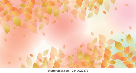 Autumn Leaves Maple Tree Autumn Background