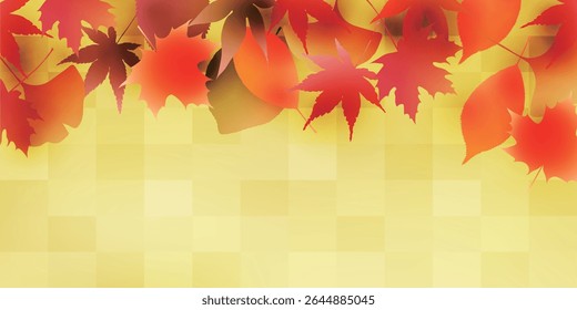 Outono deixa Maple Tree Plano de fundo de outono