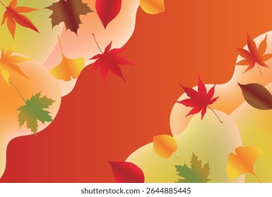 Outono deixa Maple Tree Plano de fundo de outono