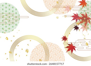 Hojas de otoño Árbol de arce Fondo de otoño