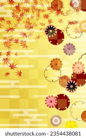 Autumn Leaves Maple Tree Chrysanthemum Autumn Background