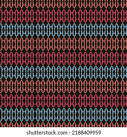 Autumn Leaves at Midnight Pattern 