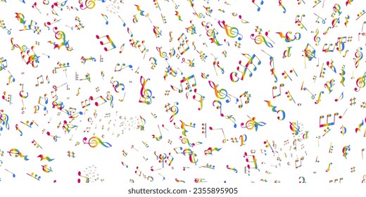 Autumn Leaves Music Notes Autumn Background
