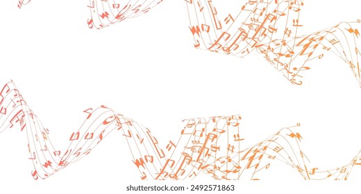 Autumn Leaves Music Notes Autumn Background