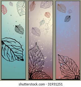 Dibujo de hojas de otoño