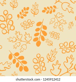 
autumn leaves pattern