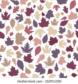 Autumn leaves pattern.