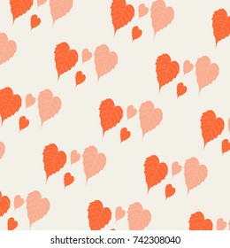 Autumn leaves pattern