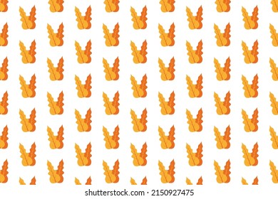 Autumn leaves pattern design art