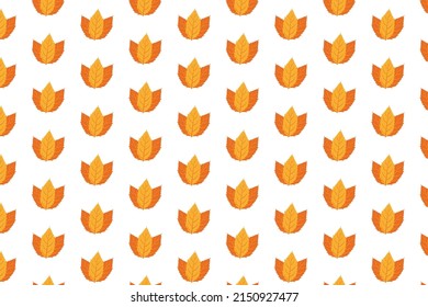 Arte de diseño de patrones de hojas de otoño