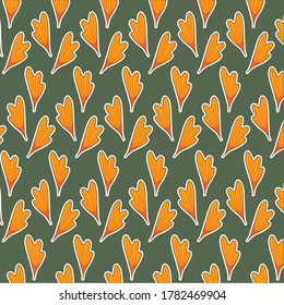autumn leaves pattern vector template background