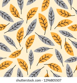 autumn leaves pattern for website, App and social media background