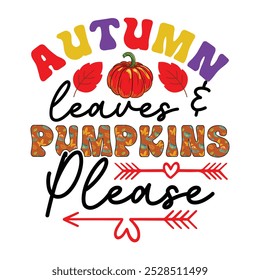 
Hojas de otoño y calabazas por favor