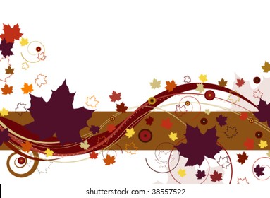 Autumn Leaves in Purple