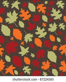 Autumn Leaves Repeat Pattern - 1