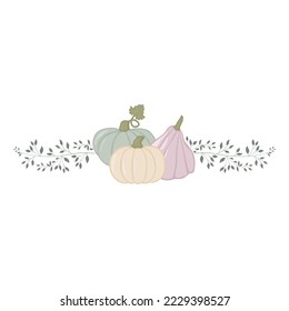 autumn leaves and roses, vector