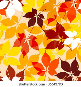 Autumn  leaves seamless