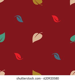 Autumn Leaves Seamless Background