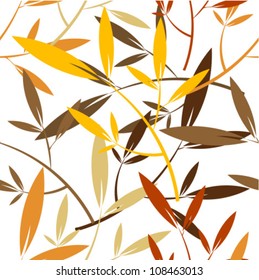 Autumn leaves - seamless pattern