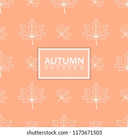 Autumn Leaves seamless pattern