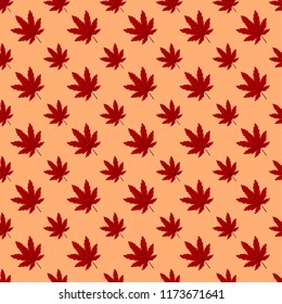 Autumn Leaves seamless pattern