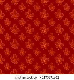 Autumn Leaves seamless pattern