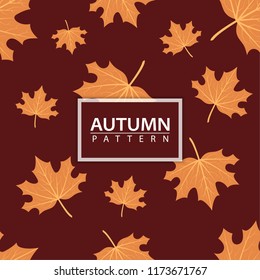 Autumn Leaves seamless pattern