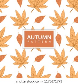 Autumn Leaves seamless pattern