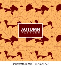Autumn Leaves seamless pattern