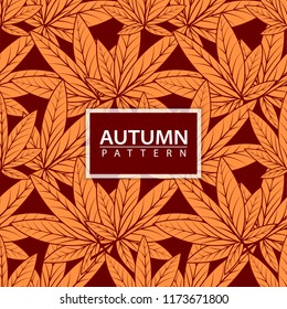 Autumn Leaves seamless pattern