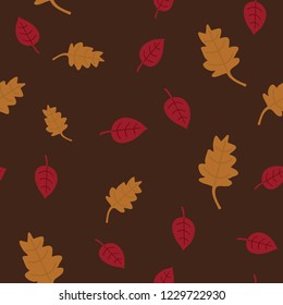 Autumn Leaves - seamless pattern