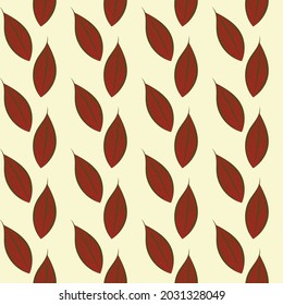 autumn leaves seamless pattern. seamless background with leaves