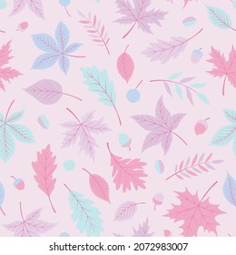 El otoño deja un patrón impecable. Fondo de Ilustración Digital.