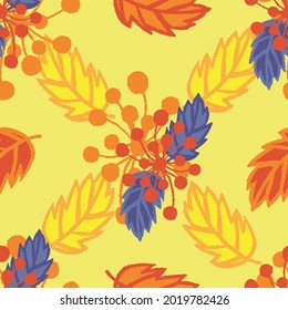 HerbstBlätter Nahtloses Muster, Herbstsaison-Bildschirmhintergrund, Hintergrund für Thanksgiving, Hintergrund für Fallende Blätter