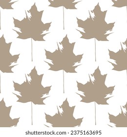 El otoño deja un patrón impecable. Textura de envoltura floral. Diseño de papel pintado en tonos marrones.