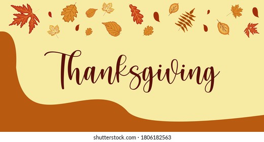 autumn leaves seasonal concept background for thanksgiving, invitation, greeting