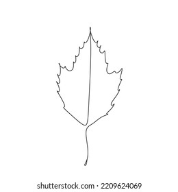 Autumn leaves set. hand drawn sketch vector illustration