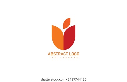 Autumn leaves set, isolated on white background. Simple cartoon flat style. Isolated vector illustration.
