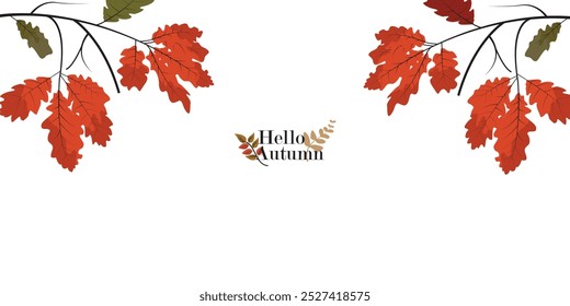 autumn leaves simple nature background