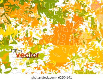 Textura de hojas de otoño