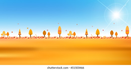 Autumn leaves autumn tree background