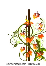 autumn leaves - vector