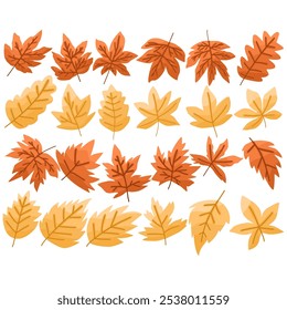 Herbstblätter, Vektor für Dekorationen