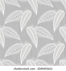 Hojas de otoño. Diseño de vectores. Imprimir textil. 