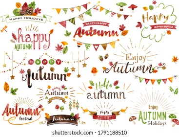 Herbstblätter Vektor-Design