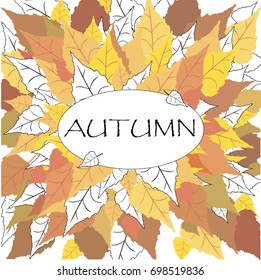 Autumn. Leaves. vector illustration