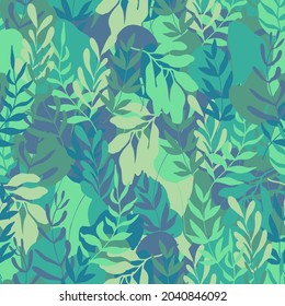 autumn leaves vector seamless pattern. background for fabrics, prints, packaging and postcards