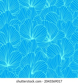 autumn leaves vector seamless pattern. background for fabrics, prints, packaging and postcards
