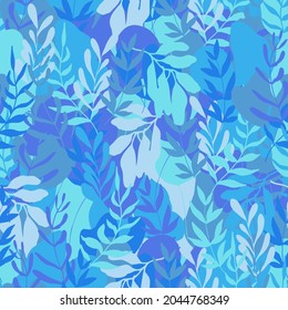 autumn leaves vector seamless pattern. background for fabrics, prints, packaging and postcards